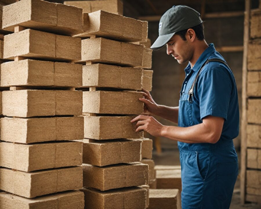 Como funciona a construção com blocos de cânhamo e suas vantagens térmicas