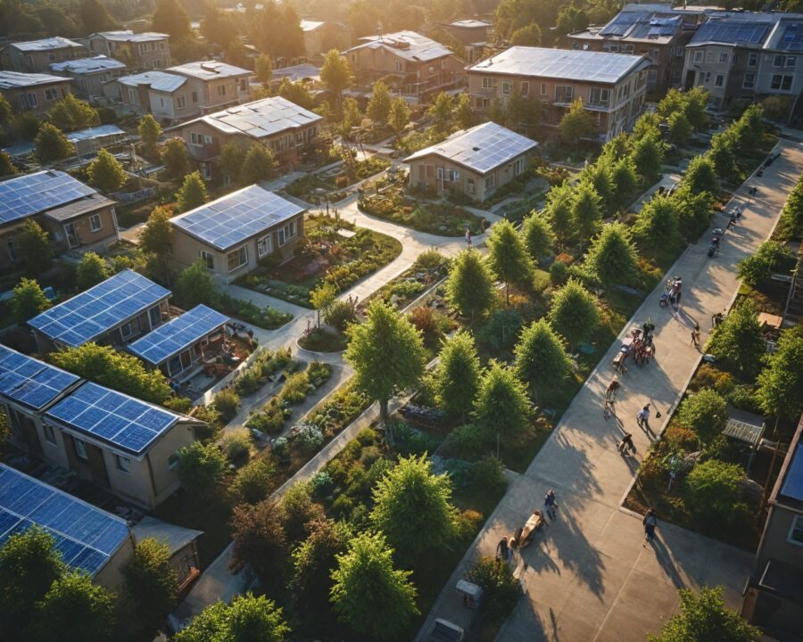 Estratégias de urbanismo sustentável para comunidades autossuficientes