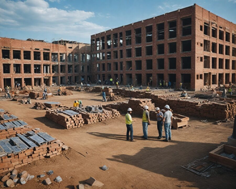 Estratégias eficazes para reduzir o desperdício em obras circulares