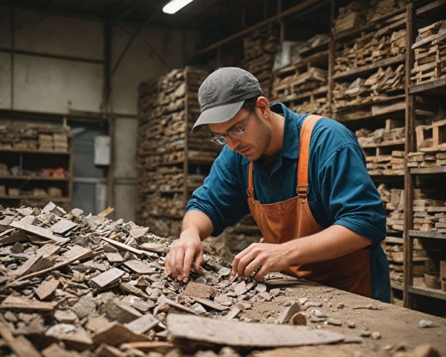 O impacto dos resíduos de gesso e concreto na construção circular