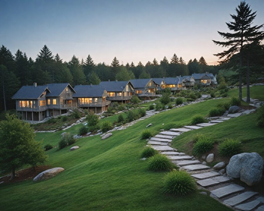 Como adaptar projetos modulares para terrenos inclinados