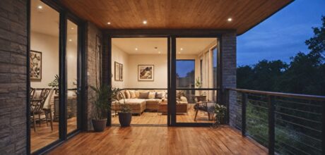 Como projetar varandas e áreas externas em casas modulares