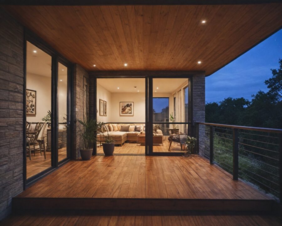 Como projetar varandas e áreas externas em casas modulares