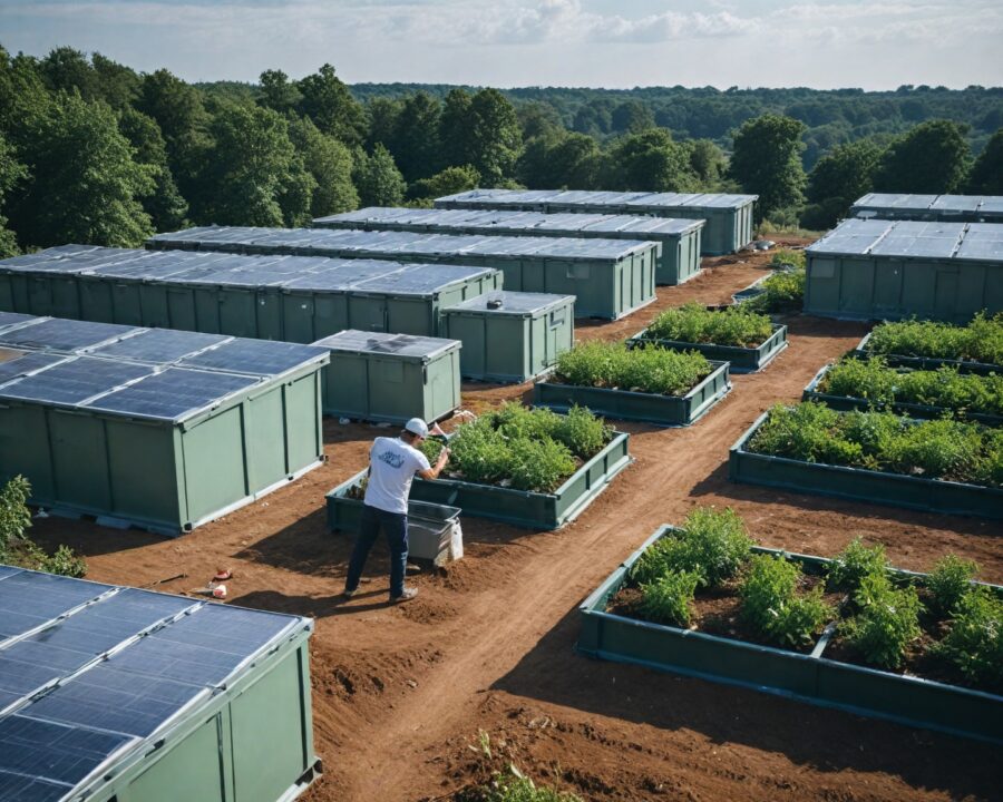 Como promover sustentabilidade e reduzir resíduos em construções modulares