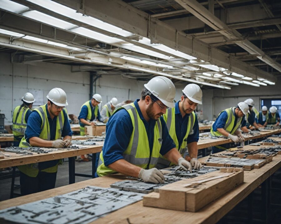 Sistemas de encaixe e fixação em construções modulares