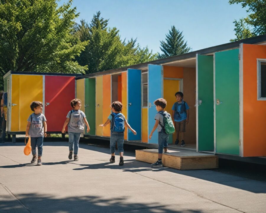 Vantagens da construção modular para escolas itinerantes