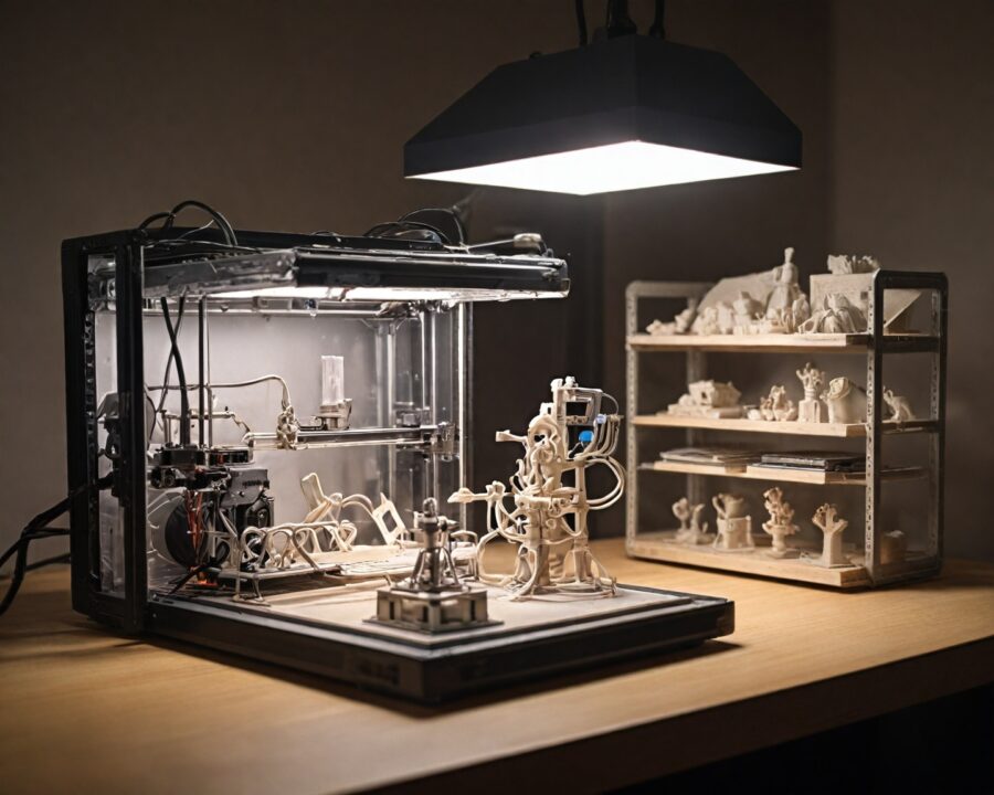 Como funciona a impressão de telhados e aberturas em 3D