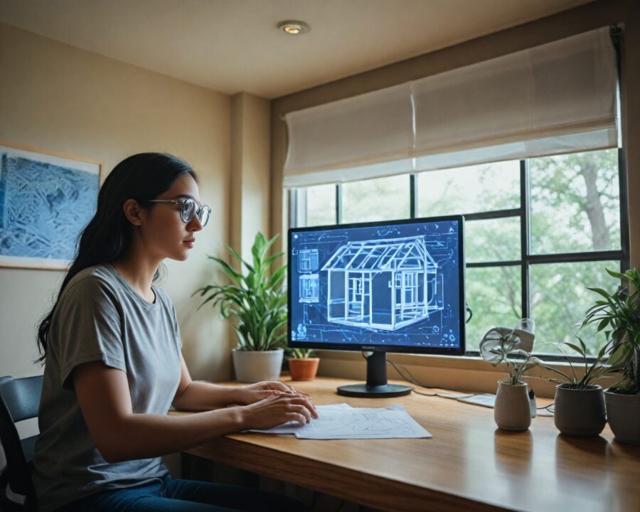 Como o design paramétrico transforma casas 3D