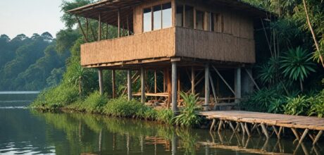 Como atualizar casas de palafita com materiais sustentáveis