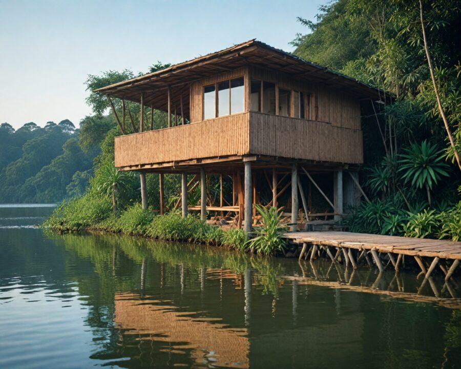 Como atualizar casas de palafita com materiais sustentáveis
