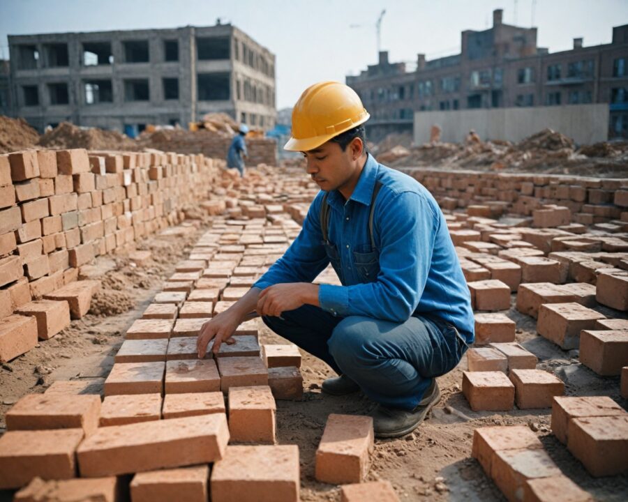 Como transformar resíduos de construção em blocos estruturais