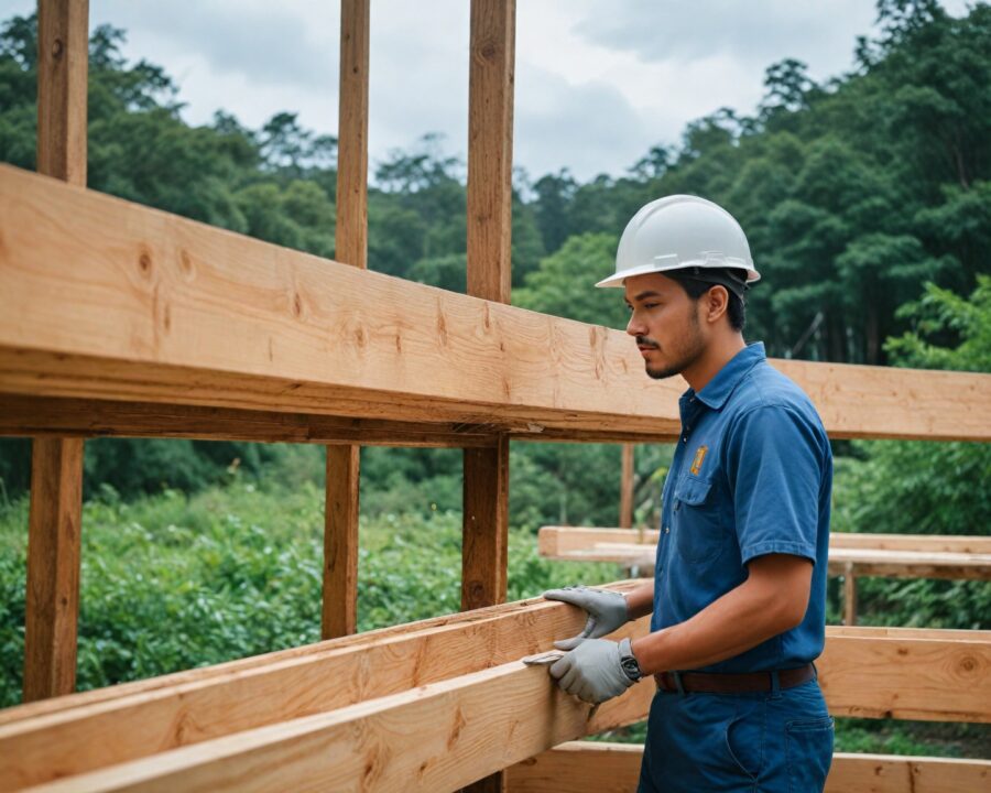 Construção com painéis CLT: viabilidade no Brasil
