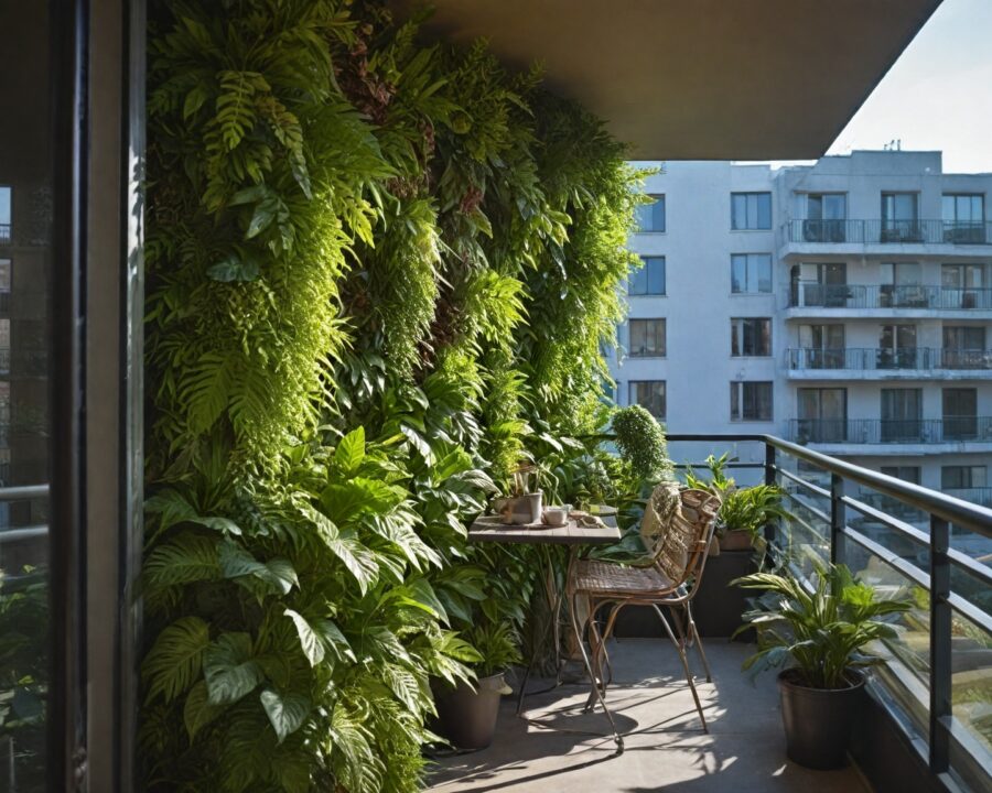 Como criar jardins verticais simples para apartamentos pequenos